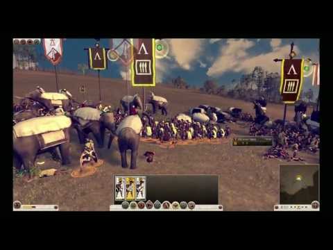 Rome 2 Total War: 300 Spartans vs 54 African War Elephants