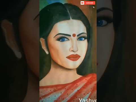 Aishwarya Rai bachchan drawing ll #aishwarya #short #painting #art #sketch #humdildechukesanam