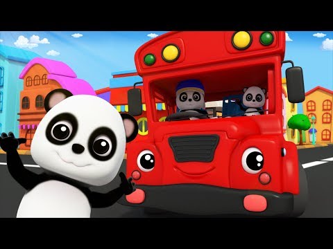 Baby Bao Panda | Wheels On The Bus Go Round And Round | Nursery Rhymes | Kids Songs