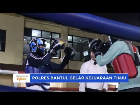 POLRES BANTUL GELAR KEJUARAAN TINJU