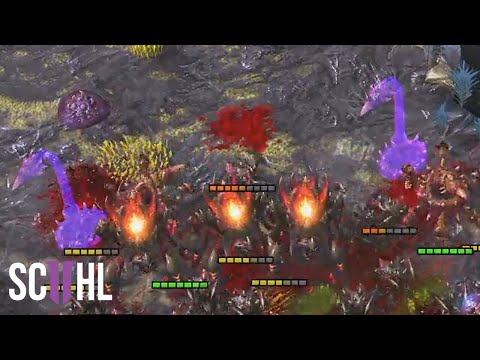 Serral's Spine Crawler PUSH - Starcraft 2: Serral vs. Reynor