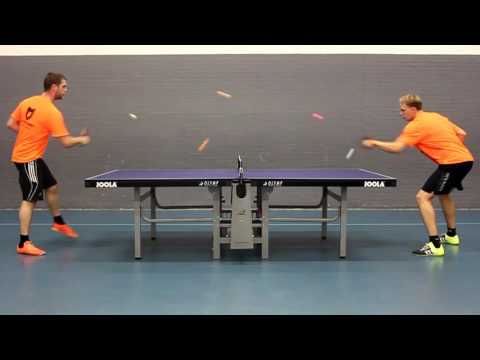 Playing Table Tennis With 5 Balls simultaneously