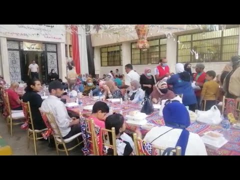 مؤسسة معانا لإنقاذ إنسان تقيم حفل افطار جماعي للمشردين