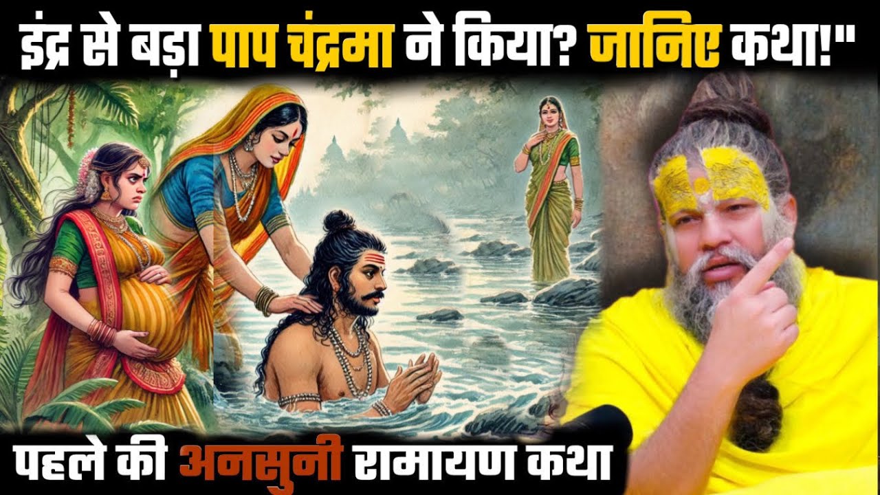 इंद्र से बड़ा पाप चंद्रमा ने किया? जानिए कथा!जानिए रहस्य रामायणकथाShriHit Premanand Maharajji HitDas