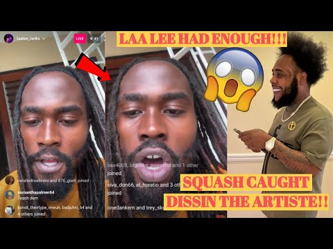 SQUASH LEAKED DISSIN The Artiste LAA LEE Expose TICTOKER After STUPID Talks|Ginjah x Boom Boom