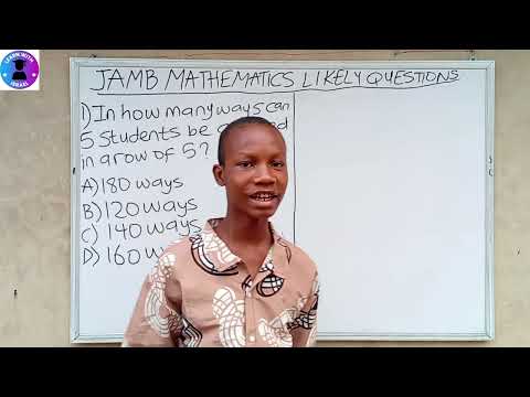 Only 5% Got This Right! JAMB 2026 Mathematics Likely Questions || Permutation & Combination Tricks!