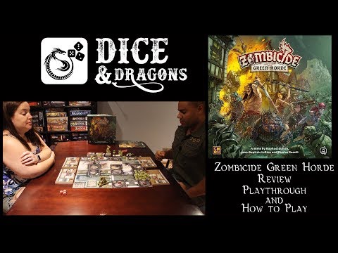 Dice and Dragons - Zombicide Green Horde Review, Playthrough and How to Play