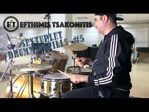 Linear Sextuplet #drumfills | Efthimis Tsakonitis