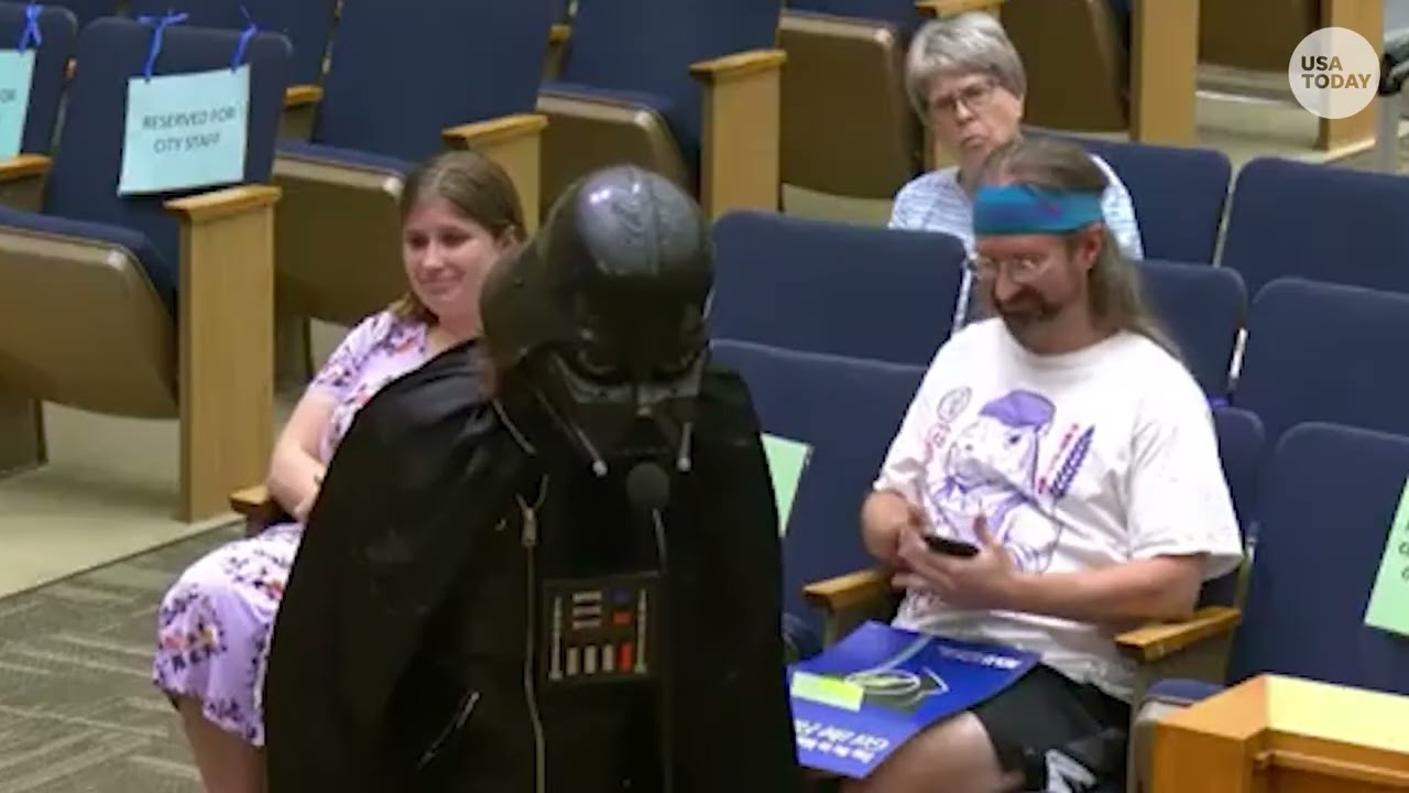 See 'Star Wars' villain crash council meeting to praise 'Flock' cameras