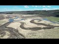 Video Thumbnail for Kaposvar Creek flowing into the Qu'appelle River near Tantallon,  Saskatchewan on May 20th, 2026