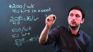 How to Calculate Dollars Per Hour