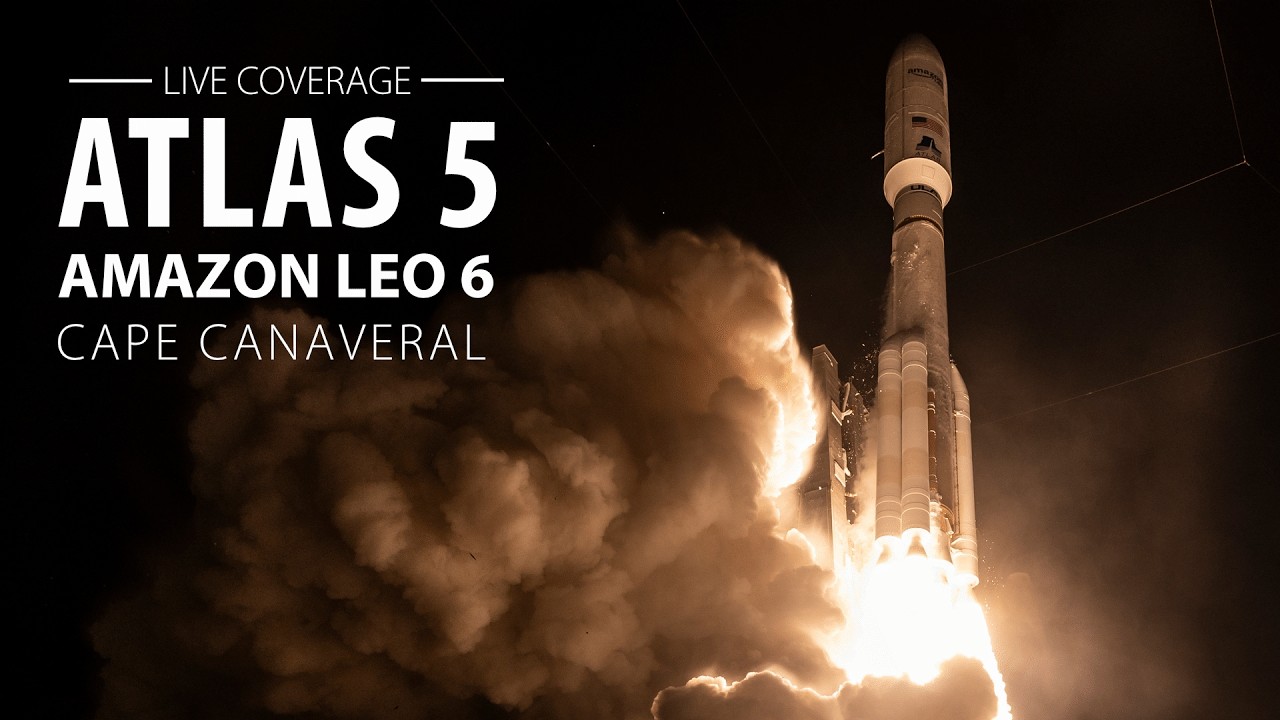 Watch live: ULA Atlas 5 rocket launches from Cape Canaveral with 29 Amazon Leo satellites