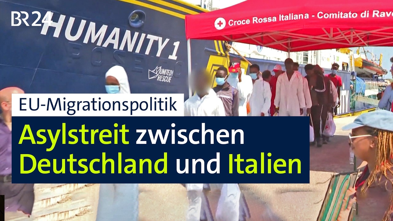 Asyl-Streit zwischen Deutschland und Italien wegen Dublin-Fällen | BR24