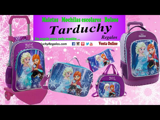 Vídeo relacionado con Mochila Frozen Elsa Anna y Olaf Original Disney con Diseño de Invierno y Personajes | Mochila Frozen Infantil Grande Preescolar Primaria Niñas Ligera y Resistente