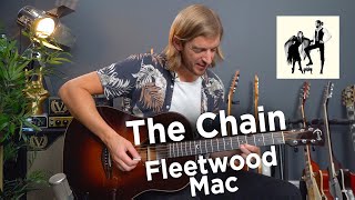 Learn The Chain by Fleetwood Mac - standard tuning, no capo and EASY CHORDS