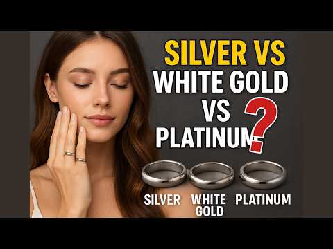 White Gold vs Silver vs Platinum: Choosing the Right Metal for Your Diamond or Moissanite Jewelry