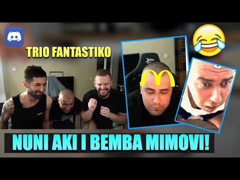 NUNI AKI I BEMBA REAGUJU NA MIMOVE  *bemba i hrana*🤣