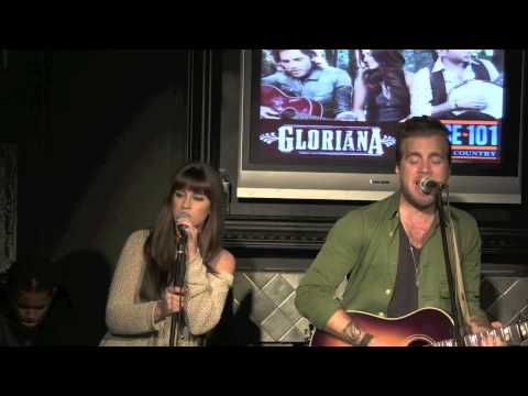 Gloriana inside the KASE 101 Live Music Lounge - Song 1