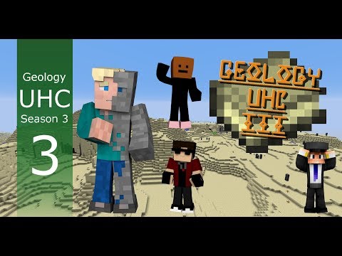 Minecraft: Geology UHC Season 3 Episode 3 - There's a creeper behind you!