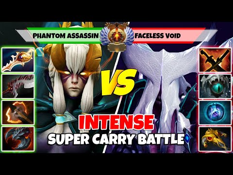 PHANTOM ASSASSIN (Carry) vs FACELESS VOID (Carry) - Battle Of Immortal Rank Dota 2 Players - Z Dota