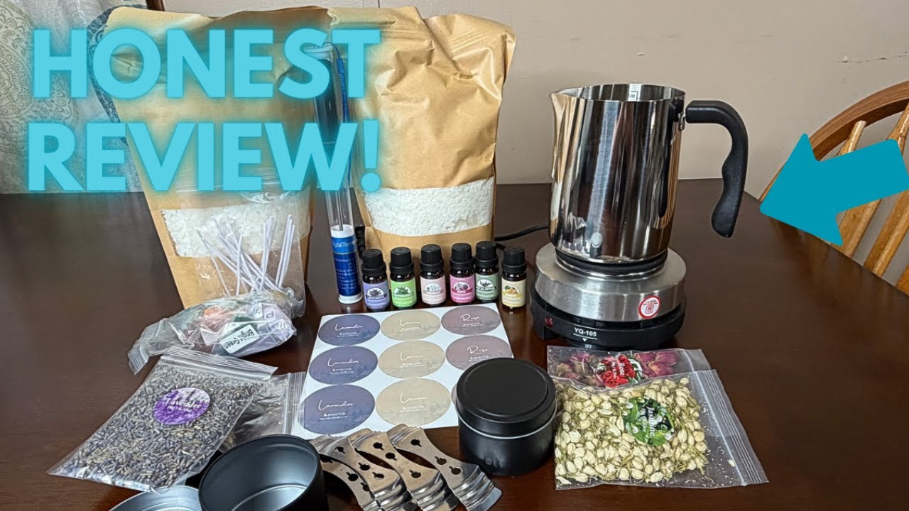 SAEUYVB Soy Candle Making Kit Review – Complete DIY Set