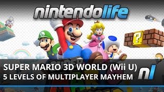Super Mario 3D World (Wii U) Five Levels Of Multiplayer Mayhem