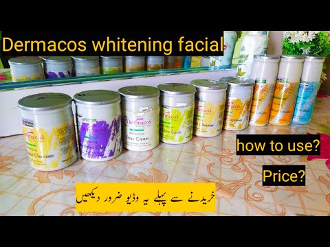 How to use Dermacos Whitening  Facial  Step by Step | Parlour Like Facial at home