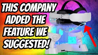 Quest 2 Dock Charges Controllers & BATTERY STRAPS: Nexigo S20B