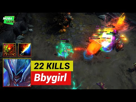 HoN The Dark Lady HELLFLOWER with DAWNBRINGER