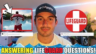 ANSWERING YOUR LIFEGUARD QUESTIONS! (*HOW TO PASS THE TEST AND MORE!*)
