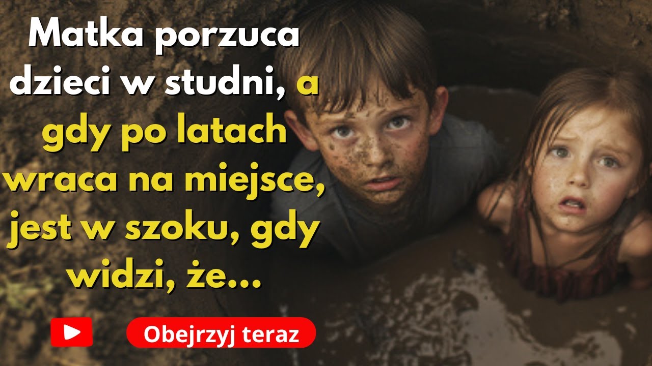 Matka porzuca dzieci w studni, a gdy po latach wraca na miejsce, jest zszokowana, gdy widzi