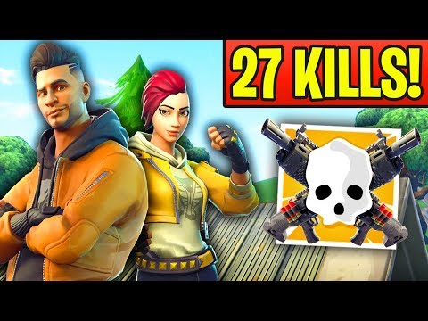 INSANE 27 KILL *WIN* FORTNITE DUOS FT. COURAGEJD