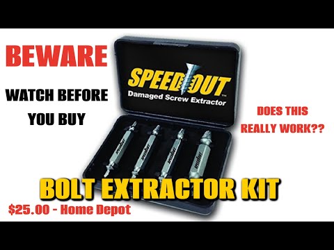 BEWARE - Speed Out Bolt  Extractor- Mechanics Review !