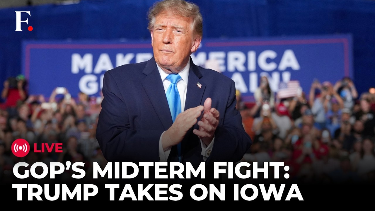 Trump LIVE: President Rallies Iowa GOP Ahead Of November 3 Midterms | US Midterms 2026