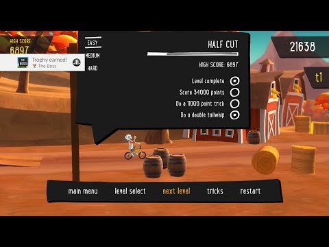 The Boss - Pumped BMX + PS4 trophy