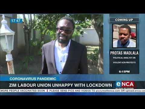 Coronavirus Pandemic Zim labour union with lockdown