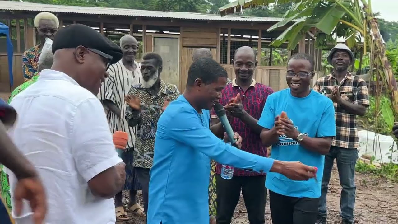 Commissioning of the New Borehole at Gomoa Wassa by Uhuru for All