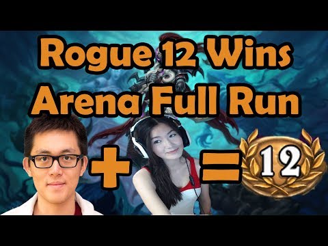 [Amaz] 12 Wins Arena with Hafu!! (Hearthstone Frozen Throne, Rogue, No ads)