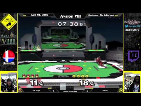 Avalon VIII - LLL.Jeapie (Cpt. Falcon) Vs Amsah (Sheik) - SSBM Singles Losers Quarter Final