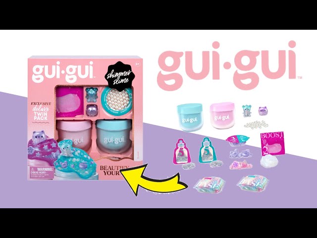 Vídeo relacionado con Pack Doble Exclusivo de GUI GUI; el Slime más Bonito jamás Visto, Creado por ti; añade Adornos y Brillo; Hay 2 slimes con Aromas Diferentes y 2 increíbles Texturas (Butter y Cloud)