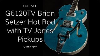 Video thumbnail for Gretsch G6120SH Brian Setzer Hot Rodwith TV Jones Pickups  •  Wildwood Guitars Overview by Wildwood Guitars