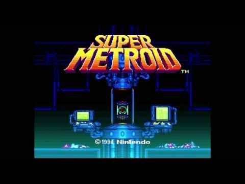 Super Metroid - Title Screen - Enhanced