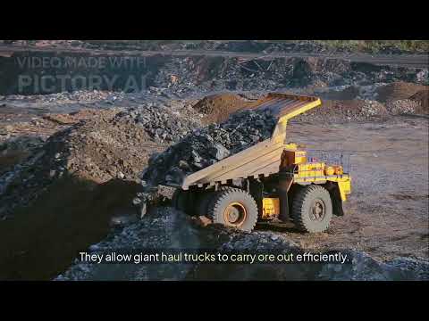 How an open pit mine is designed!