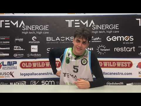 Tema Sinergie Faenza - Ferrara 89-81, l'intervista di Matteo Rinaldin
