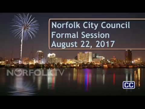 Formal 08/22/17 Session - Norfolk City Council