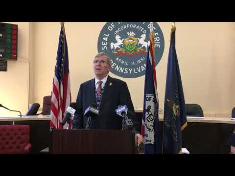 Erie Mayor Joe Schember announces 3-day suspension of police officer in protestor kicking incident