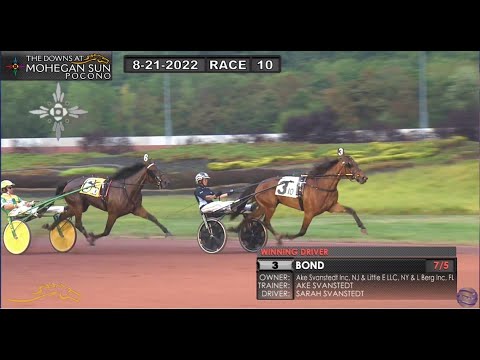 Bond & Sarah Svanstedt wins PA Sire Stakes 2 YO Fillies 2nd div. ($74,435) in 1.54,2 at Pocono Downs