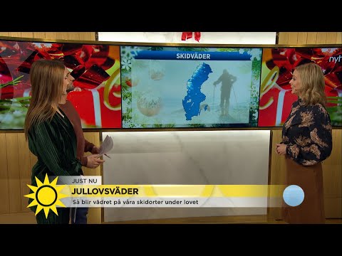 Snöläget just nu – här är det magiskt skidväder - Nyhetsmorgon (TV4)