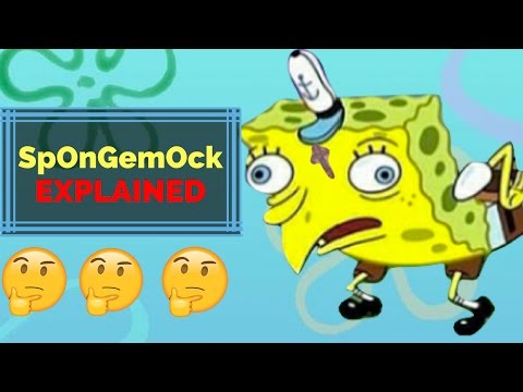 Meme Generator Mocking Spongebob