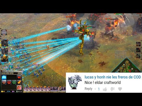 Eldar vs Orks, 3v3, Hard AI - Warhammer 40K: Dawn Of War 3